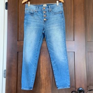 J. Crew Toothpick Jeans. Size 29P
